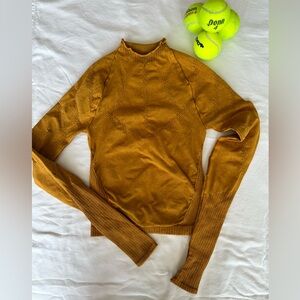 Free people good karma, high neck, long sleeve.